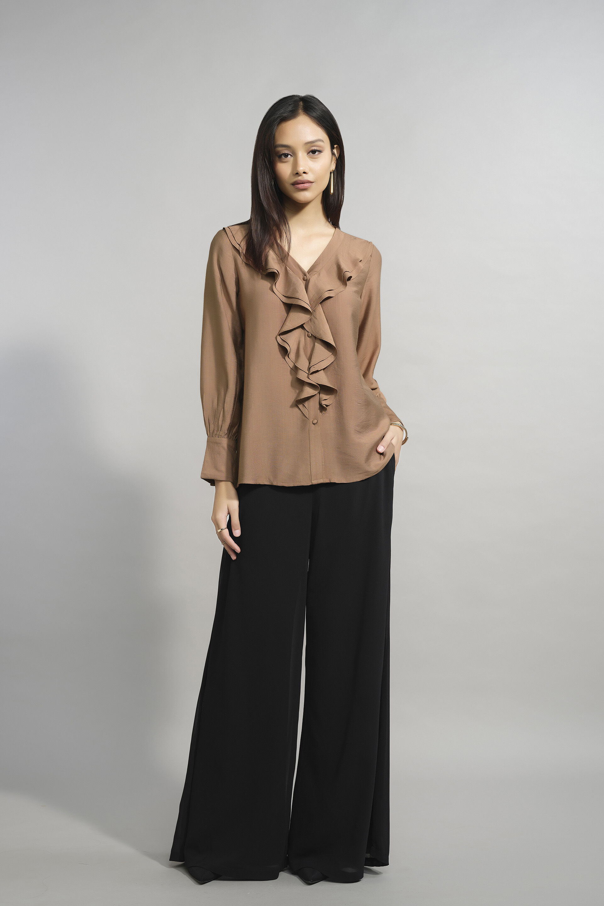 The Mocha Muse Top, Brown, image 2
